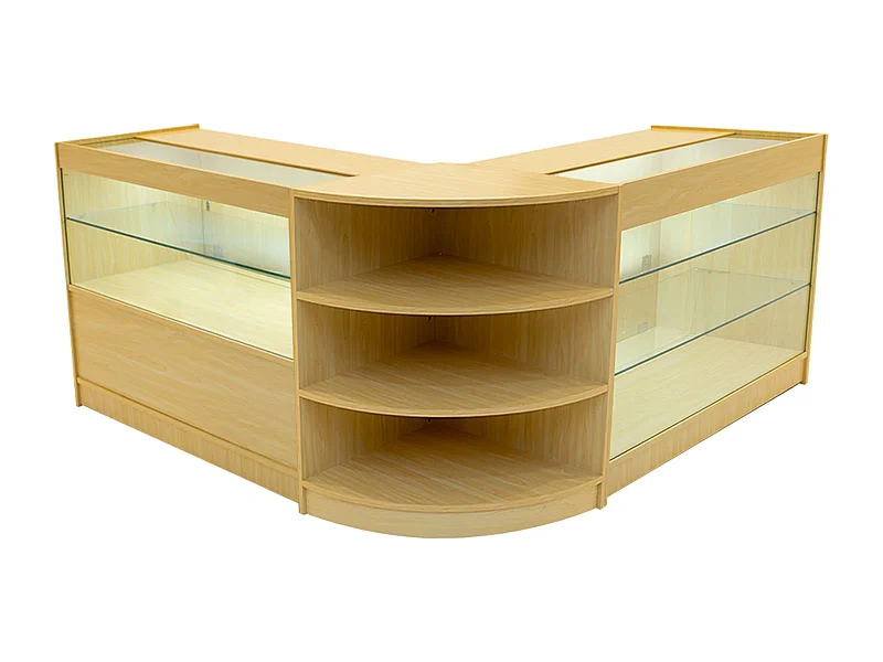 Calliope LED Winkel Toonbank Set K1200, C1200 & LM60 - Esdoorn