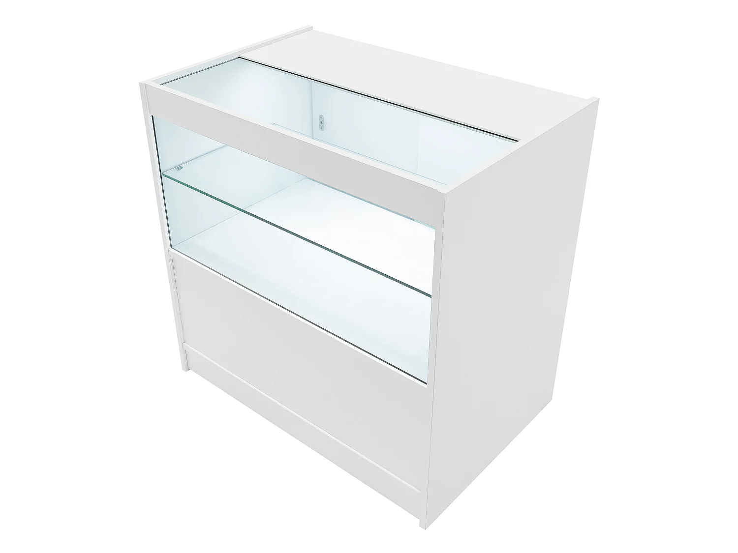 Harmonia LED-myymälätiskisarja B900, C900 ja LM60 - valkoinen