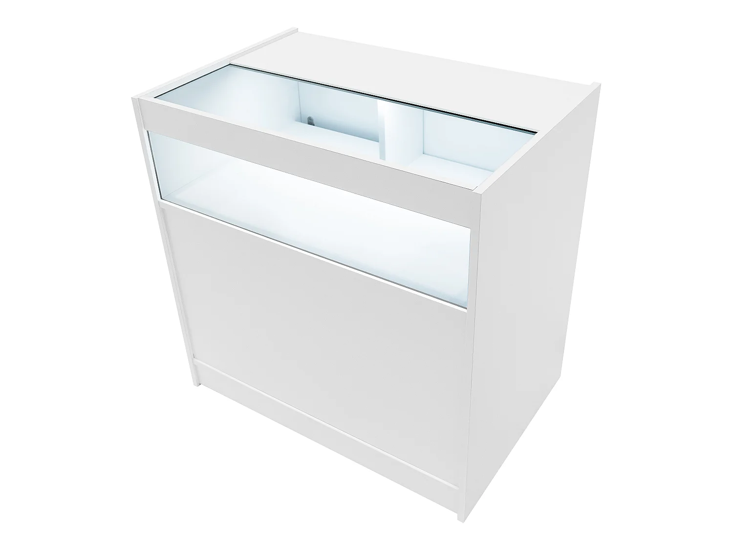 Harmonia LED-myymälätiskisarja B900, C900 ja LM60 - valkoinen