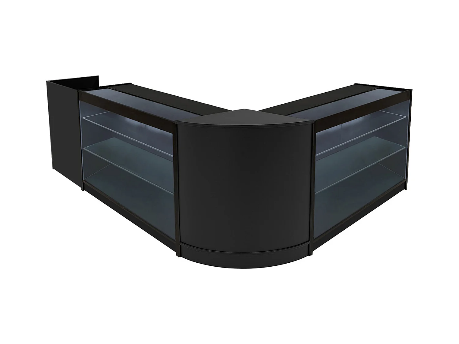 Aries LED Winkel Toonbank Set CM60, TB60 & 2 x K1200 - Zwart