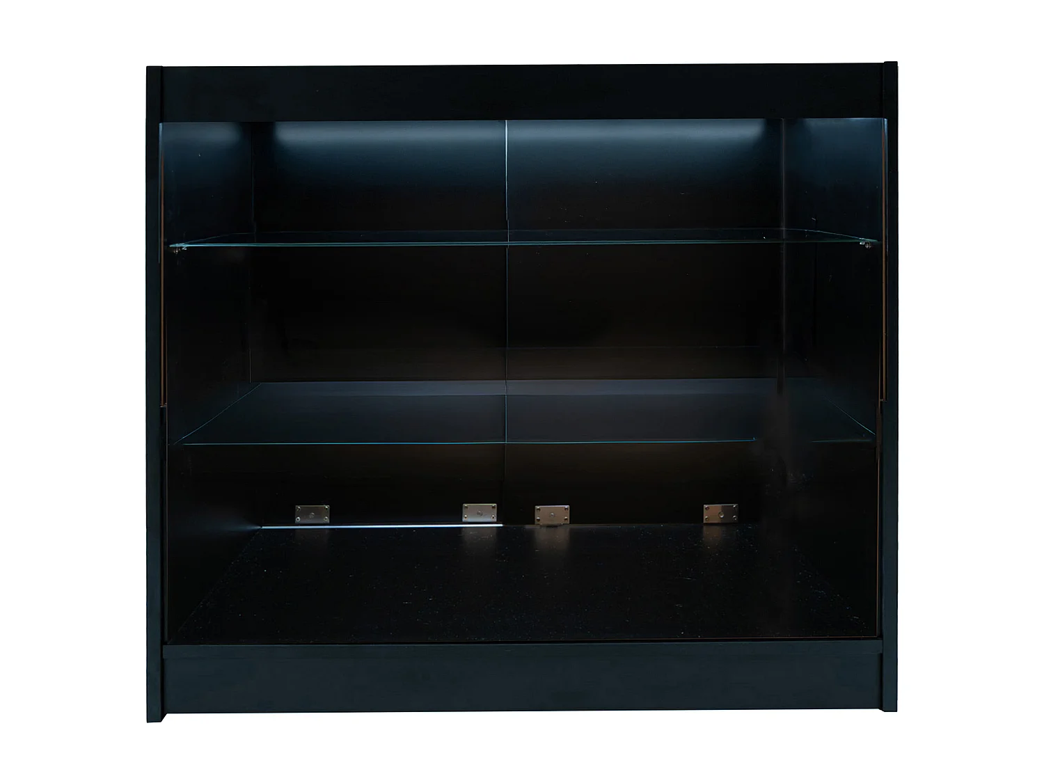 Set Mostradores Comerciales con Luz LED "ARIES"  CM60 + 2xK1200 + TB60 – Negro