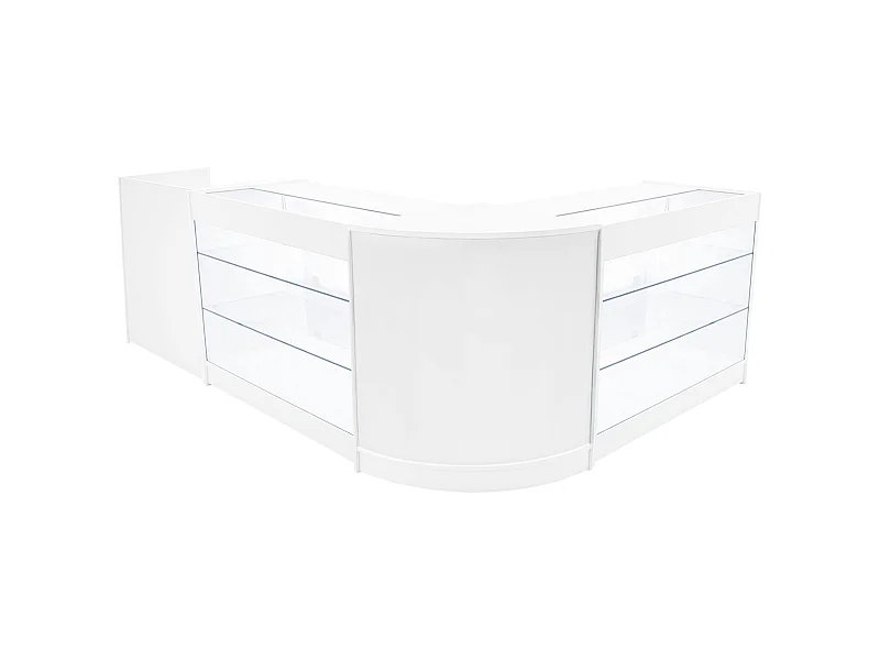 Aries LED Winkel Toonbank Set CM60, TB60 & 2 x K1200 - Wit