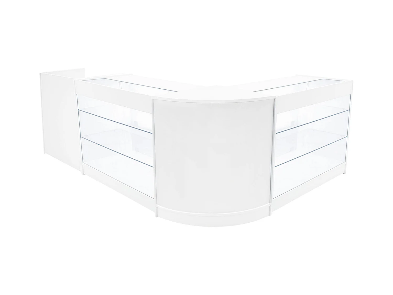 Aries LED Winkel Toonbank Set CM60, TB60 & 2 x K1200 - Wit