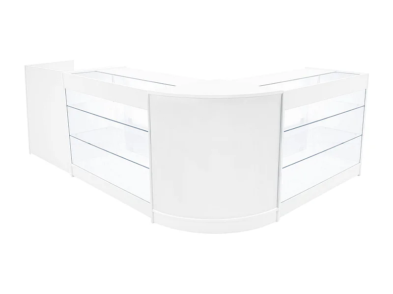 Aries LED Winkel Toonbank Set CM60, TB60 & 2 x K1200 - Wit