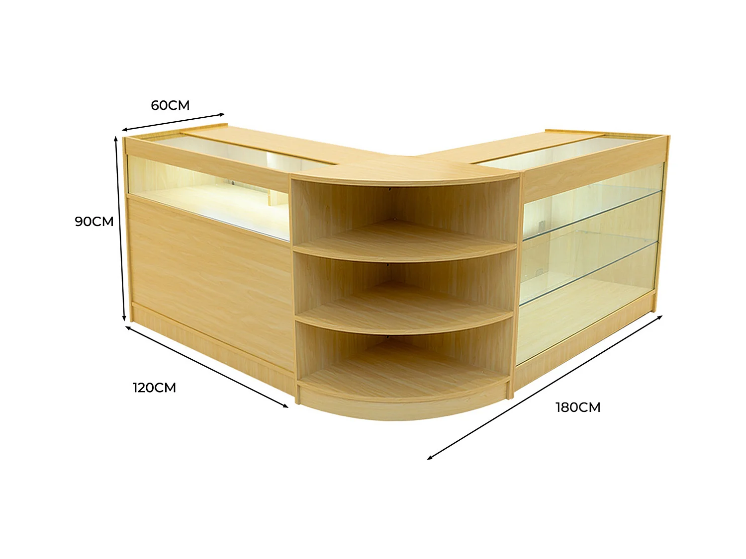 Set Banconi LED Demeter K1200, B1200 & LM60 - Acero