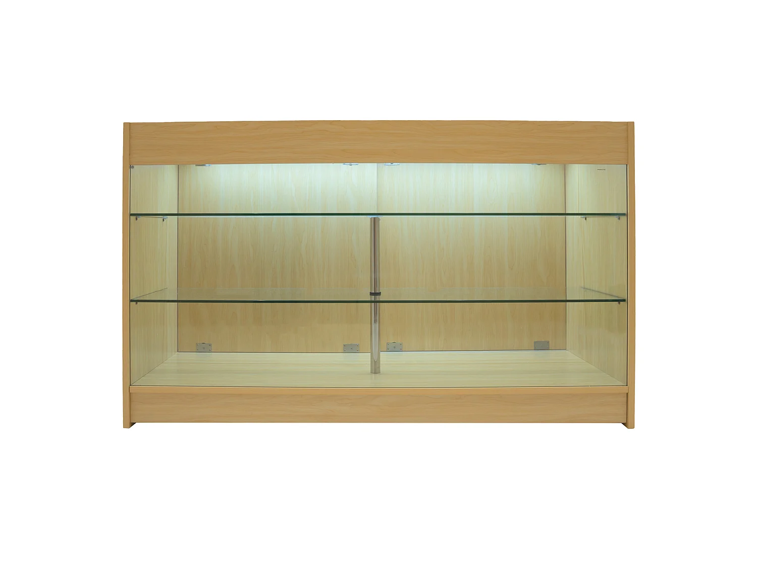 Comptoir de Ventes Verouillables MDF Érable à LED Ensemble Aries K1500 CM60 TB60