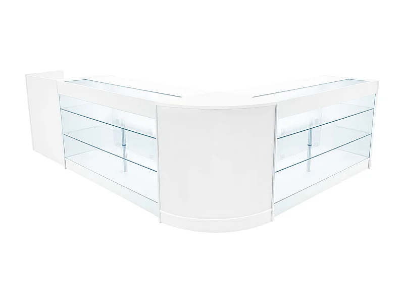 Aries LED Winkel Toonbank Set CM60, TB60 & 2 x K1500 - Wit