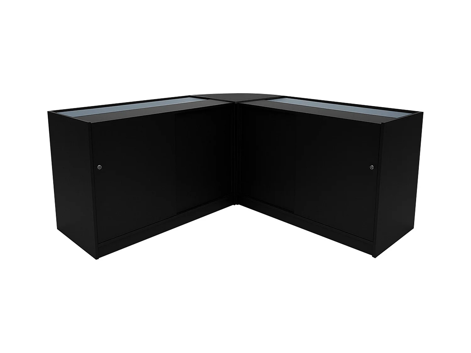 Zestaw oświetlenia sklepowego Demeter LED K1200, B1200 i LM60 – czarny