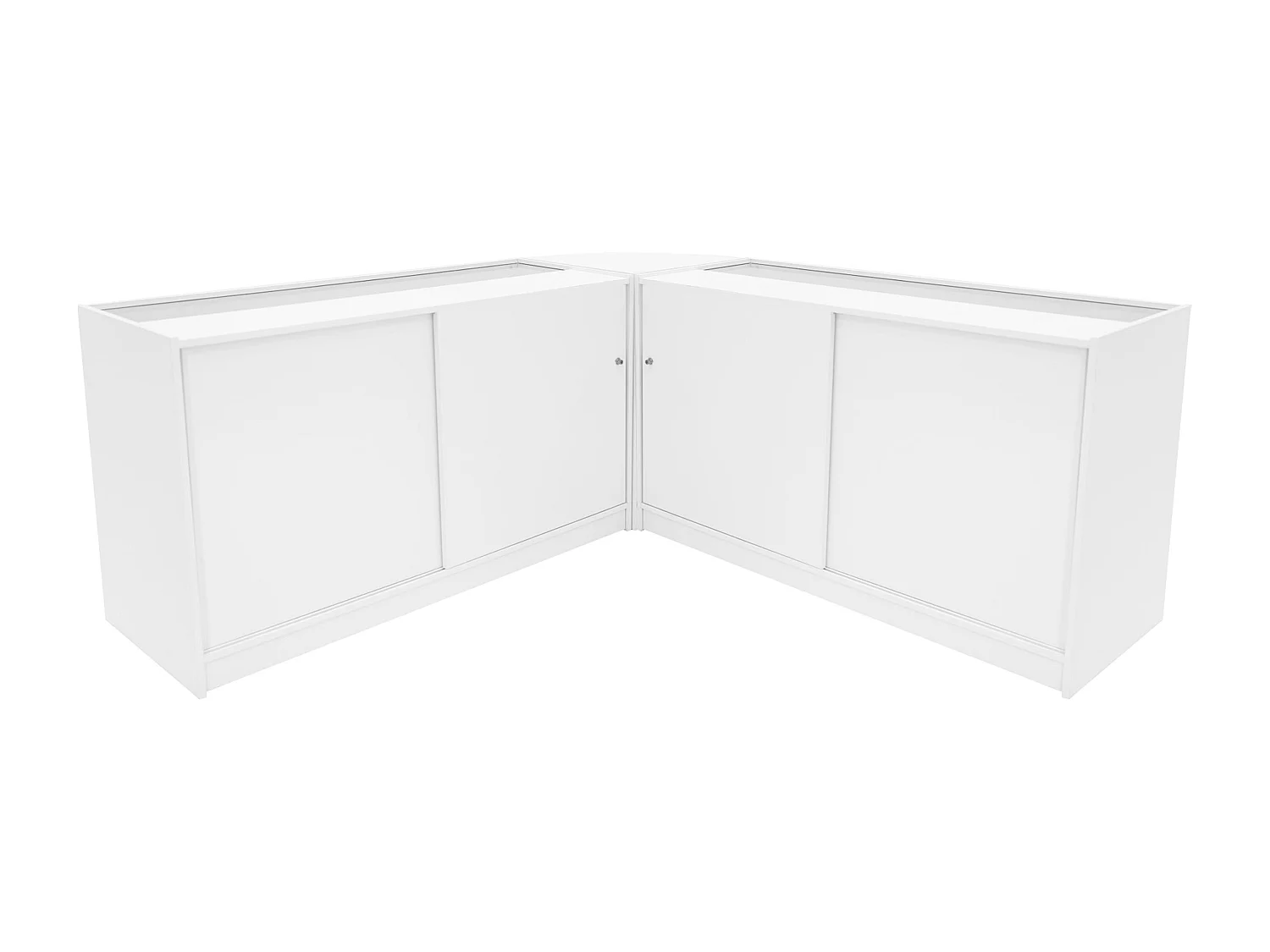 Calliope LED Winkel Toonbank Set K1500, C1500 & LM60 - Wit