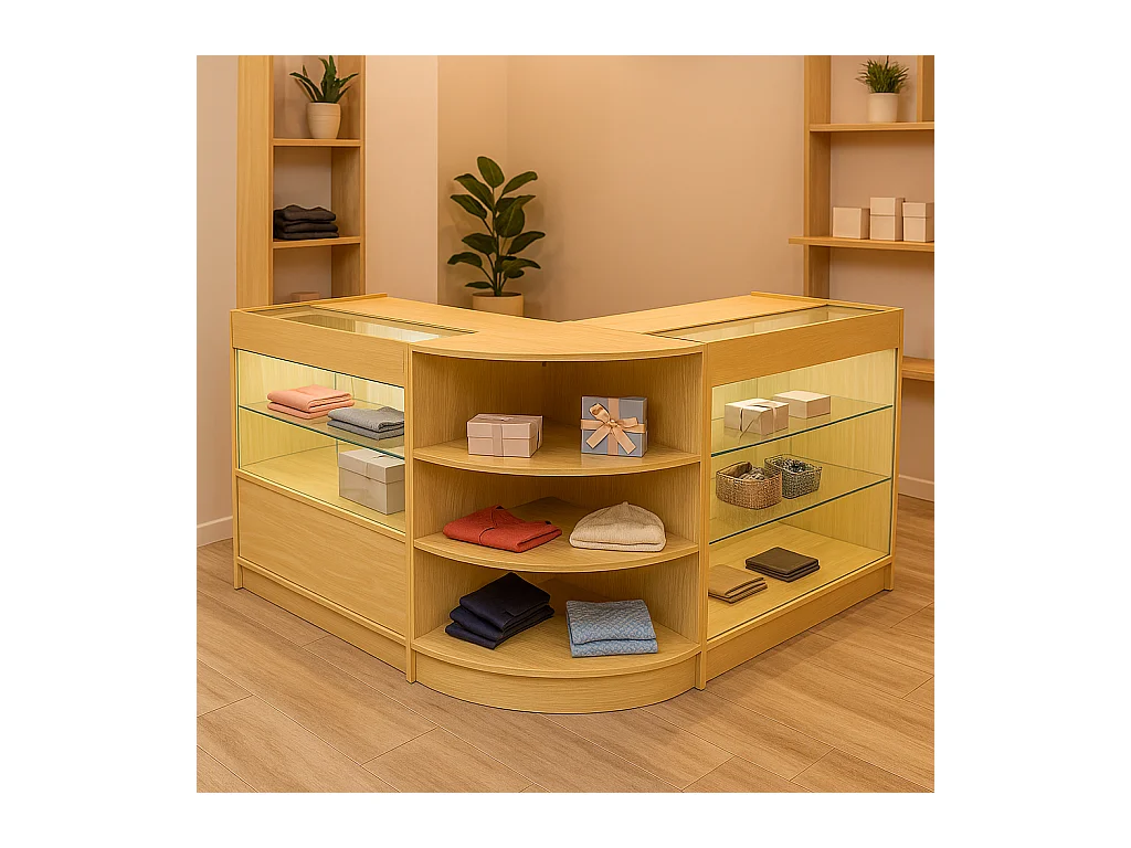 Set Banconi Negozio Calliope LED K900, C900 & LM60 - Acero