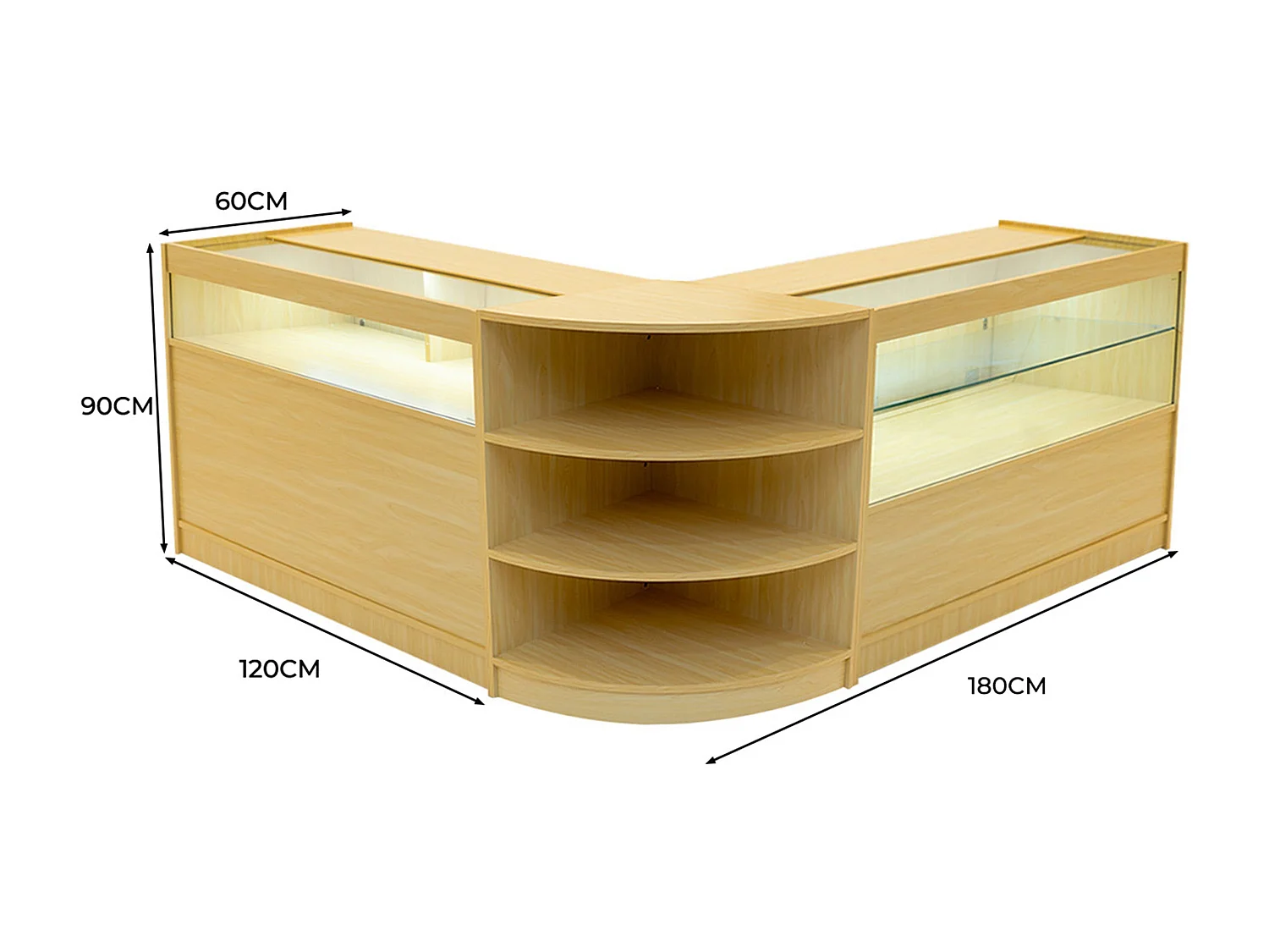 Zestaw Harmonia LED do lady sklepowej B1200, C1200 i LM60 – klon