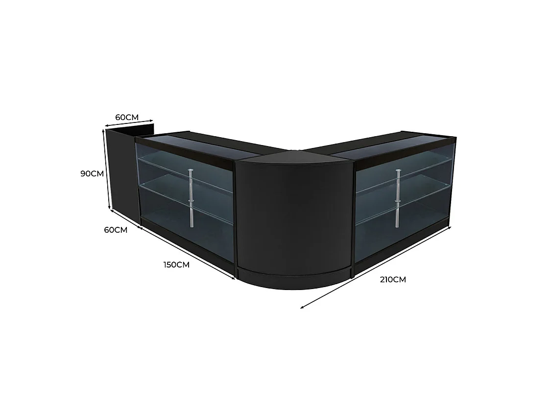 Set Banconi LED Aries CM60, TB60 & 2 x K1500 - Nero