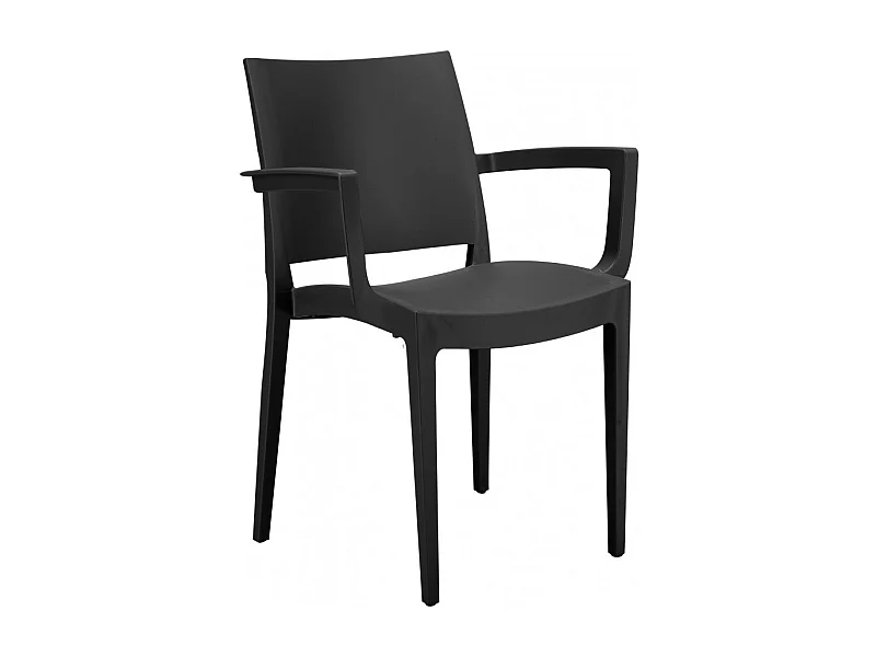 SET 2 POLTRONE polyrattan bar ristorante impilabile