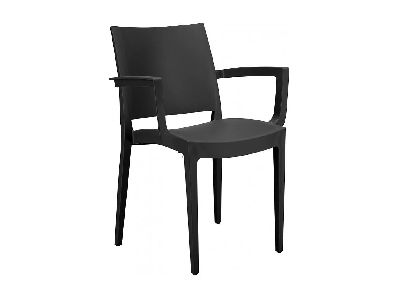 SET 2 POLTRONE polyrattan bar ristorante impilabile