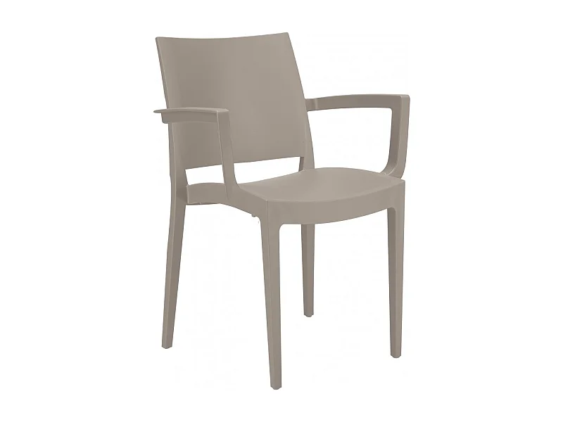 SET 2 POLTRONE polyrattan bar ristorante impilabile