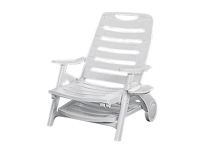 Lettino prendisole pieghevole 5 posizioni piscina e spiaggia