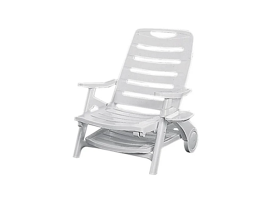 Lettino prendisole pieghevole 5 posizioni piscina e spiaggia