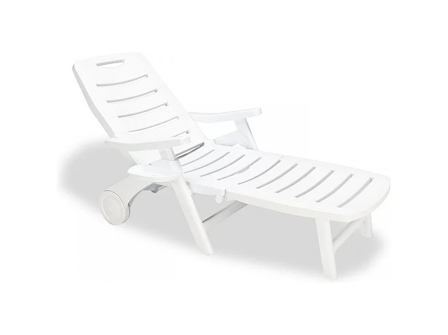 Lettino prendisole pieghevole 5 posizioni piscina e spiaggia
