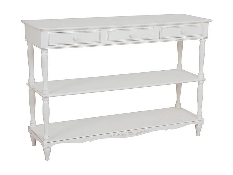 Table drapier MDF Blanc - Romance Interior's