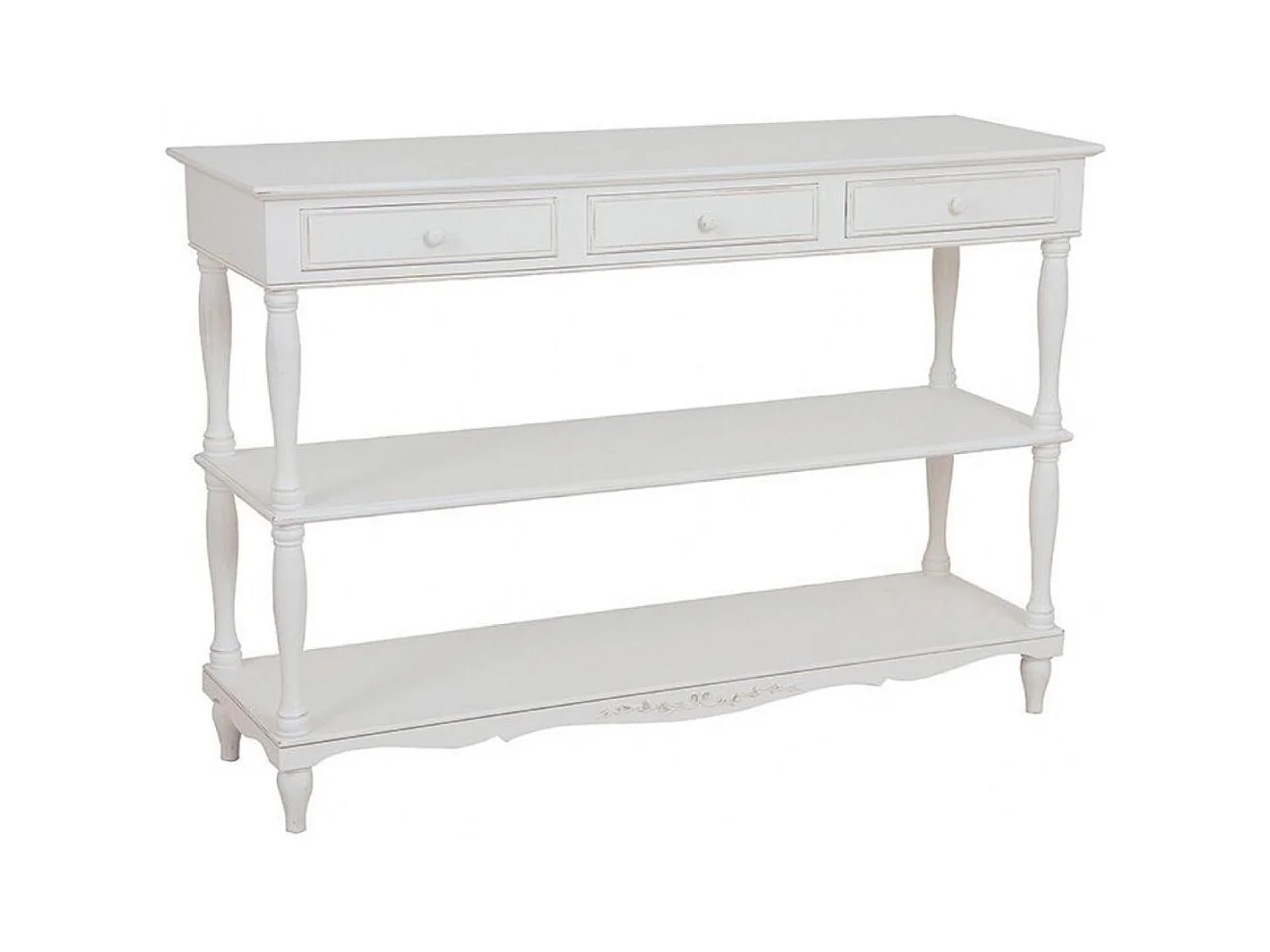 Table drapier MDF Blanc - Romance Interior's