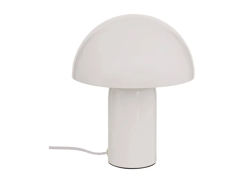 Lampe à Poser Champignon "Lito" 24cm Blanc