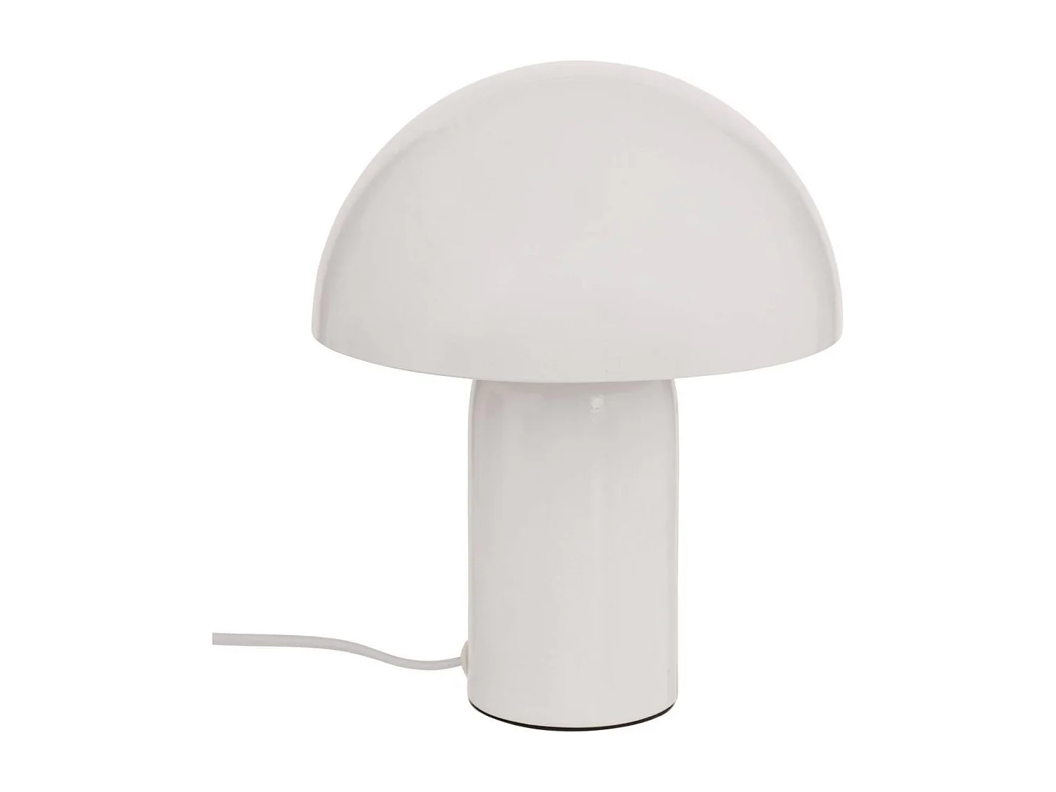 Lampe à Poser Champignon "Lito" 24cm Blanc
