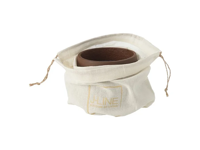 Vela exterior 18h de cemento marrón 14x14x11 cm