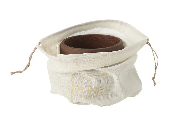 Vela exterior 18h de cemento marrón 14x14x11 cm