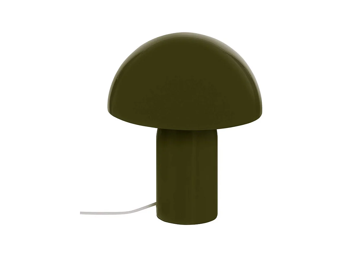 Lampe à Poser Champignon "Lito" 24cm Kaki