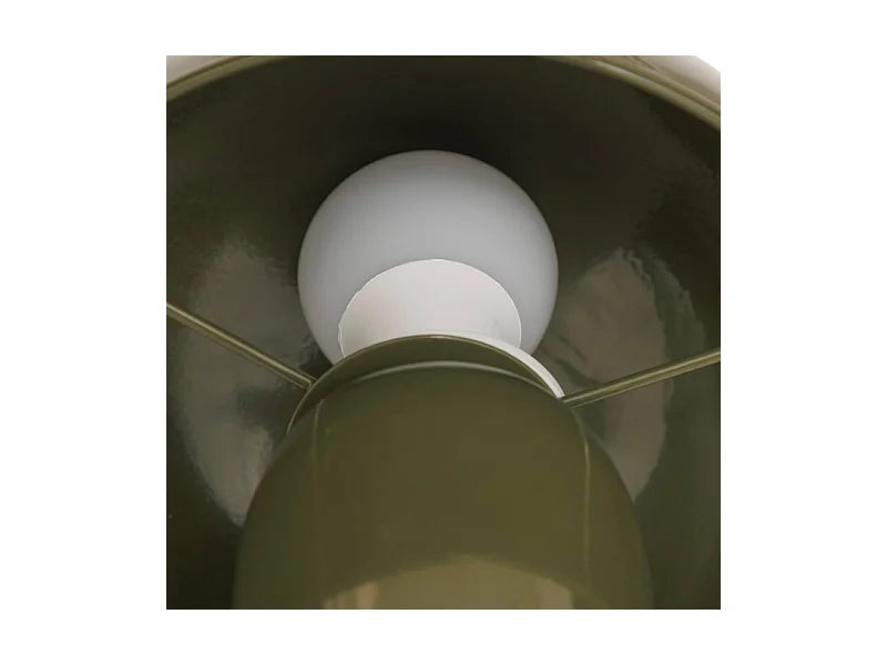 Lampe à Poser Champignon "Lito" 24cm Kaki