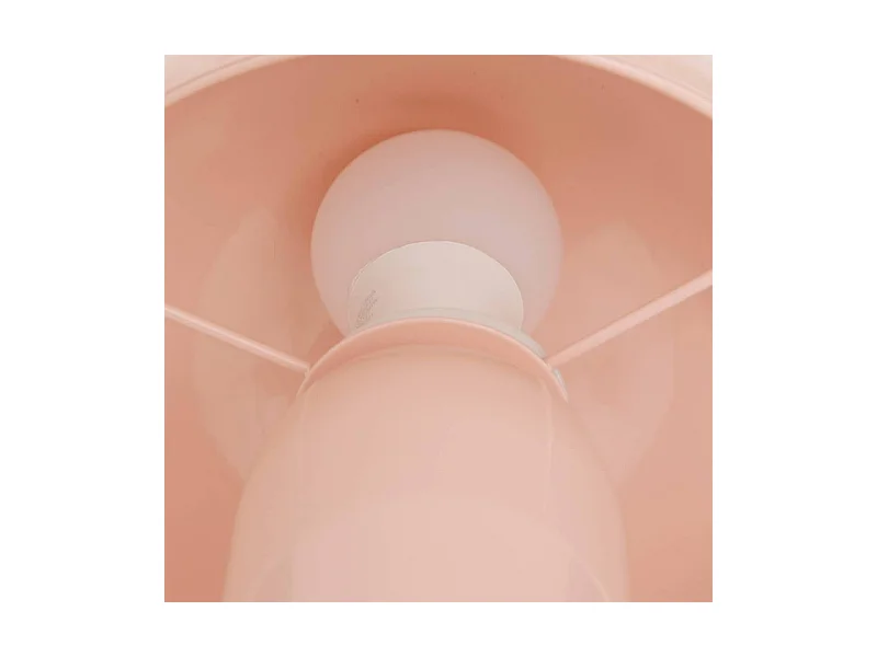 Lampe à Poser Champignon "Lito" 24cm Pêche