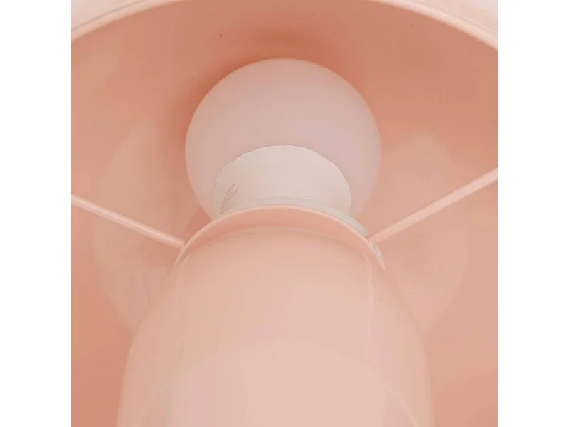 Lampe à Poser Champignon "Lito" 24cm Pêche