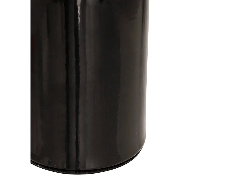 Lampe à Poser Champignon "Lito" 24cm Noir