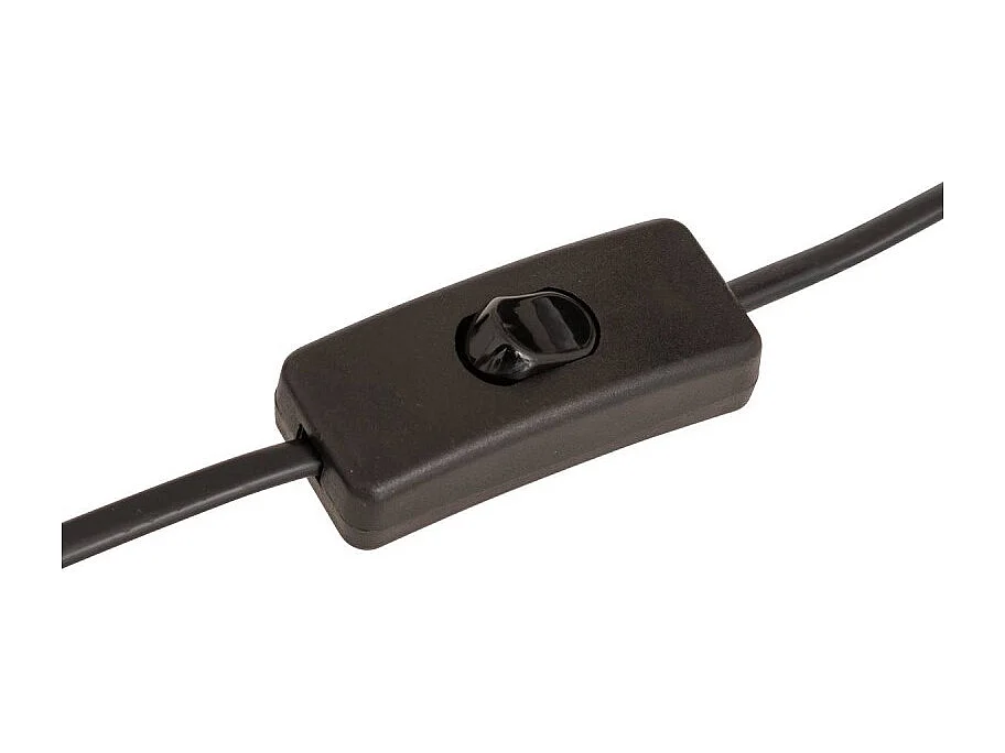 Lampe à Poser Champignon "Lito" 24cm Noir