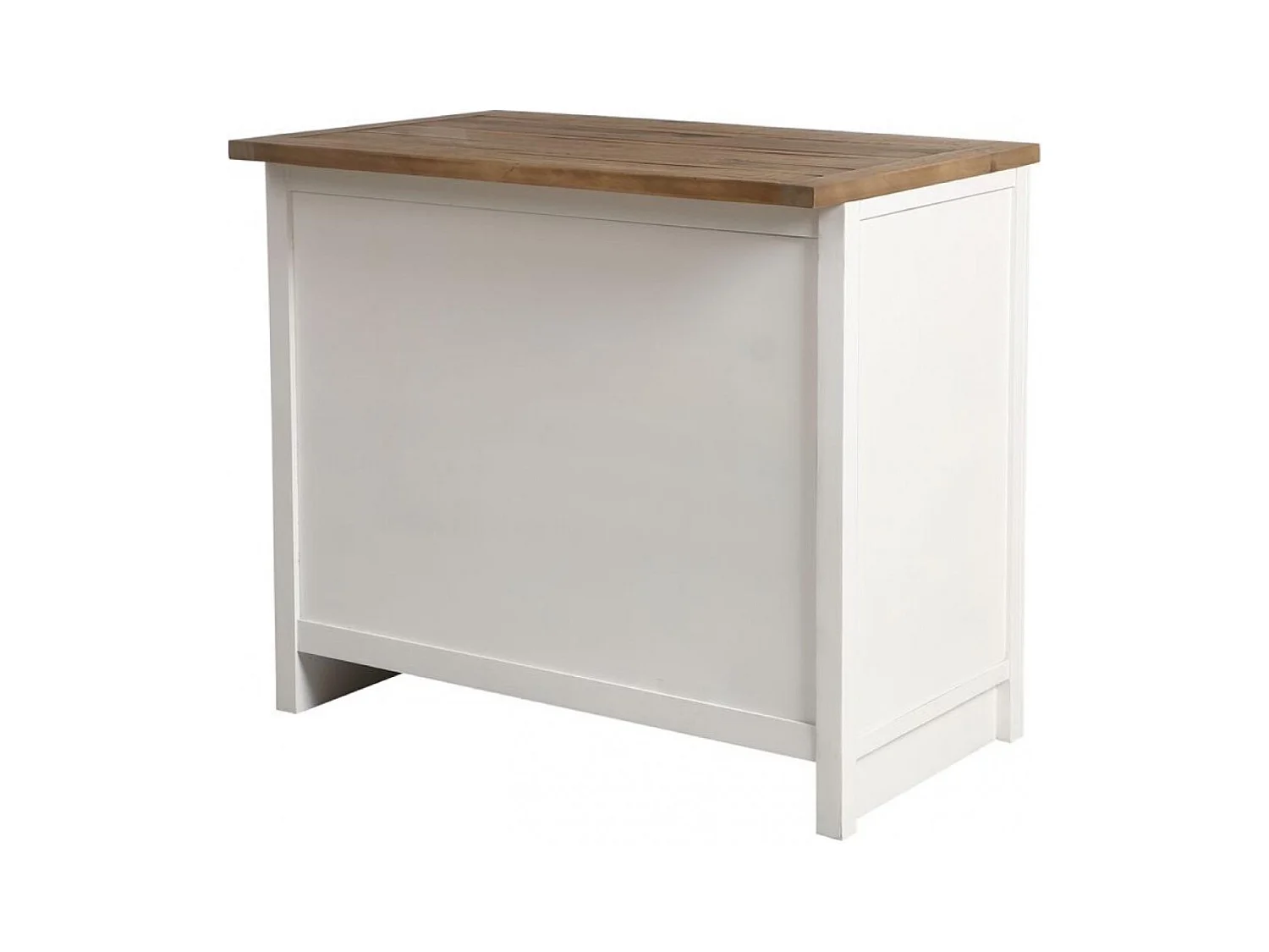 Casserolier 3 tiroirs Bois Blanc - Rivages Interior's