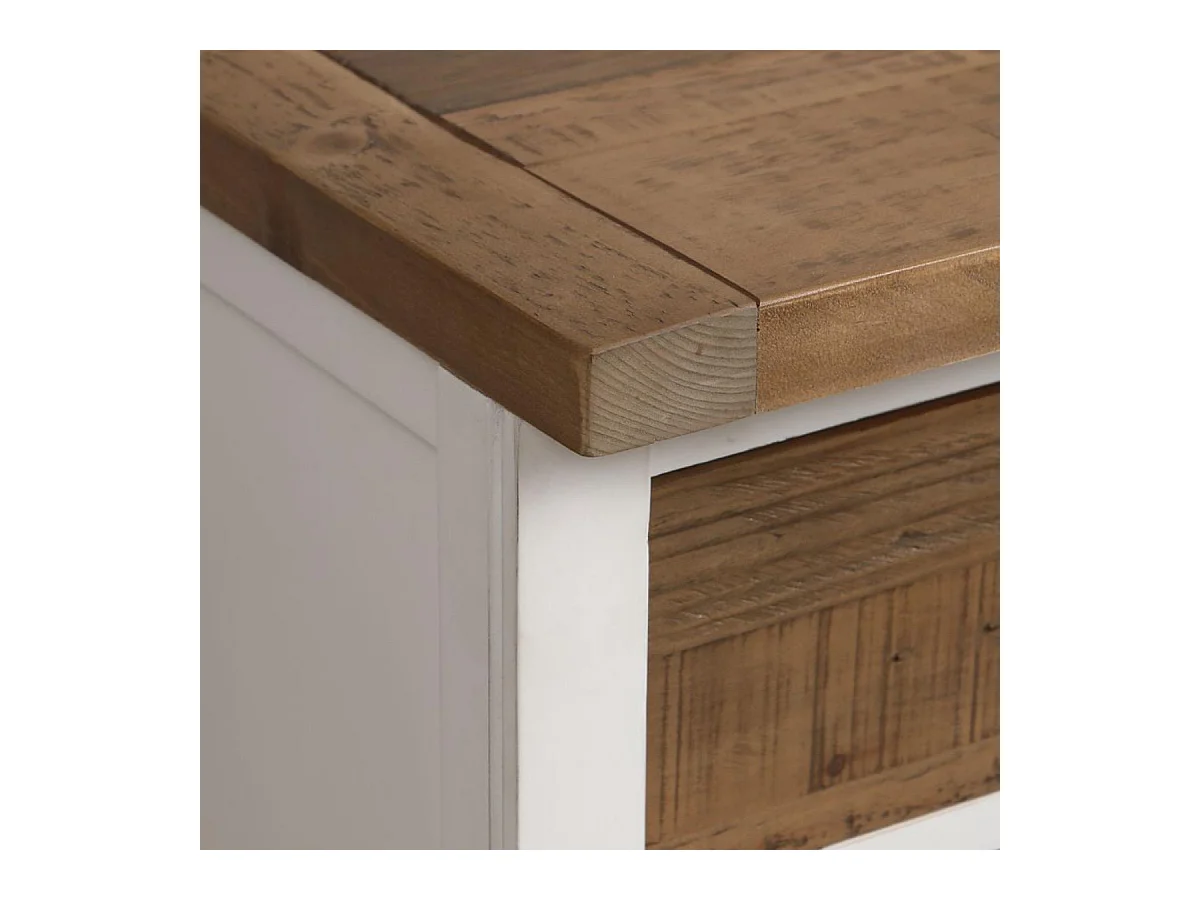 Casserolier 3 tiroirs Bois Blanc - Rivages Interior's