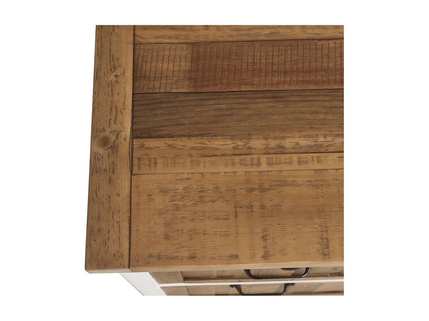 Casserolier 3 tiroirs Bois Blanc - Rivages Interior's