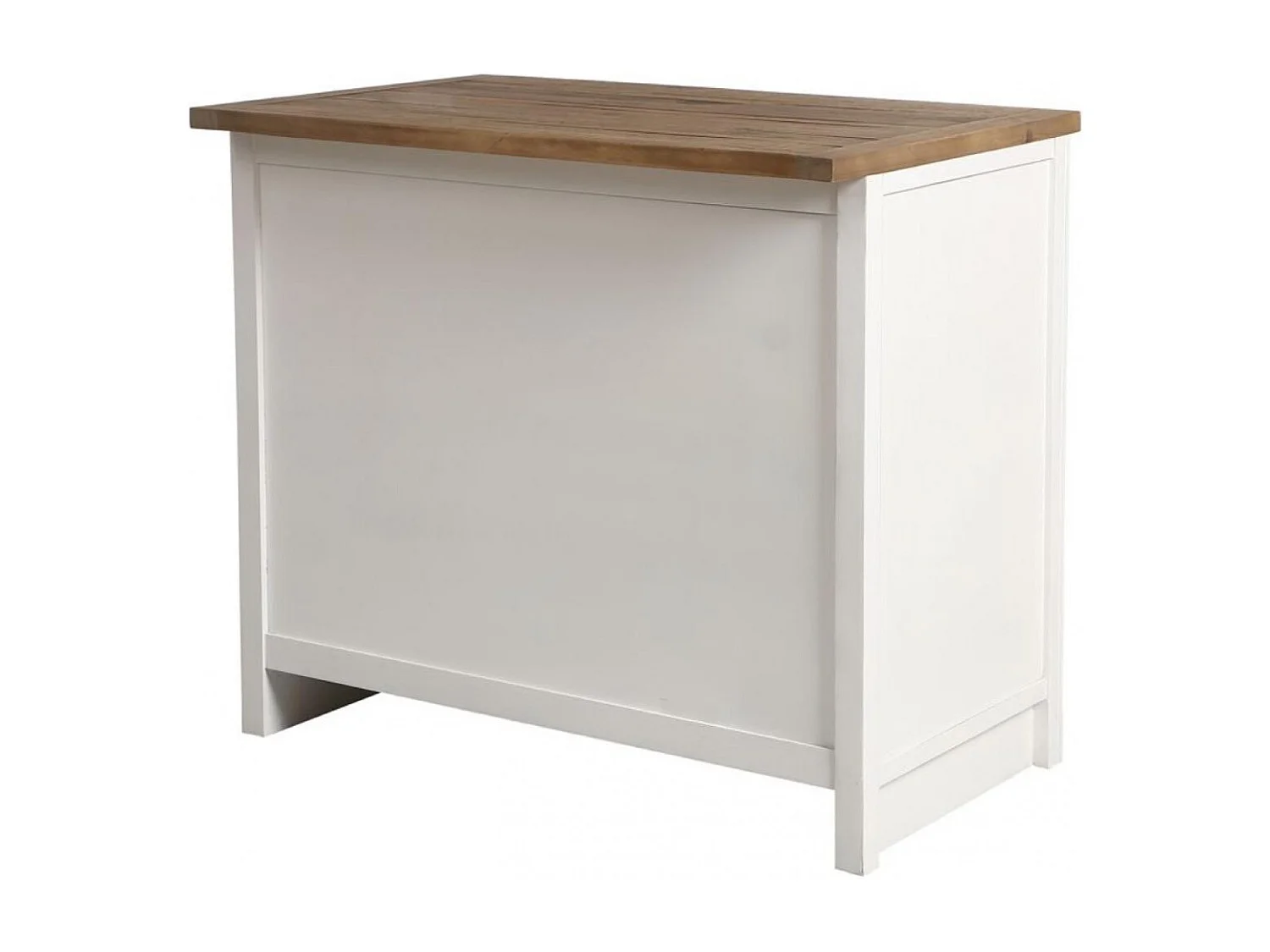 Casserolier 3 tiroirs Bois Blanc - Rivages Interior's