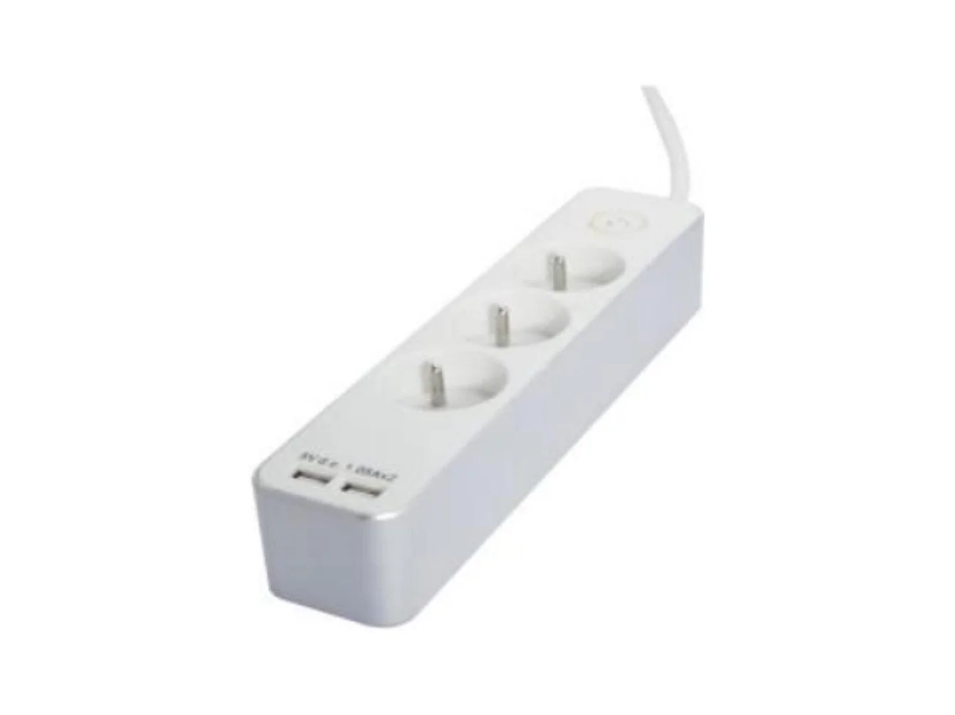 Bloc multiprise 3 x 16A + 2 USB 1,5m 3G1,5mm² - Chacon