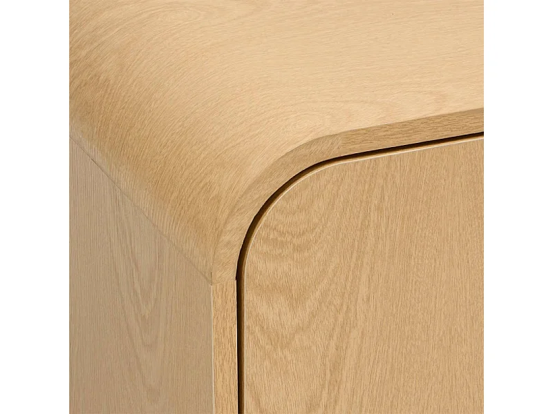 Meuble TV 2 Portes "Lee" 140cm Beige