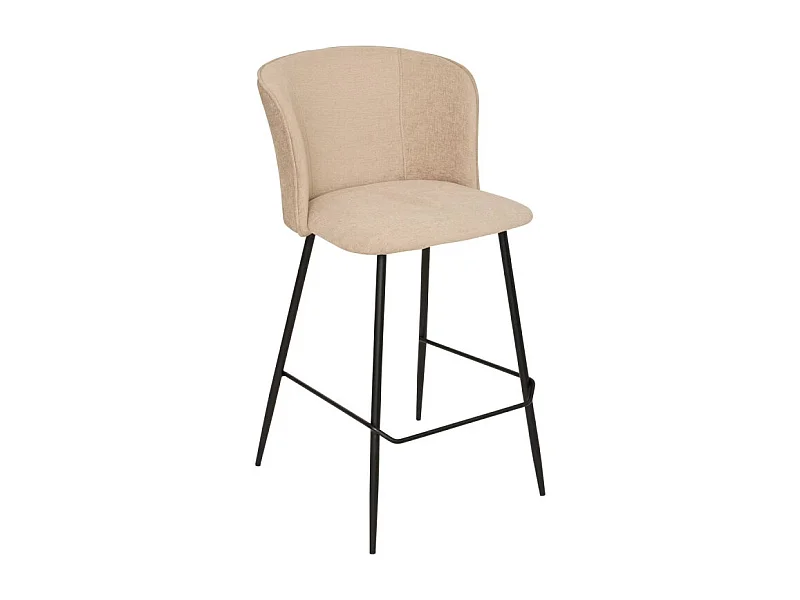 Lot de 2 Chaises de Bar "Jasny" 91cm Beige