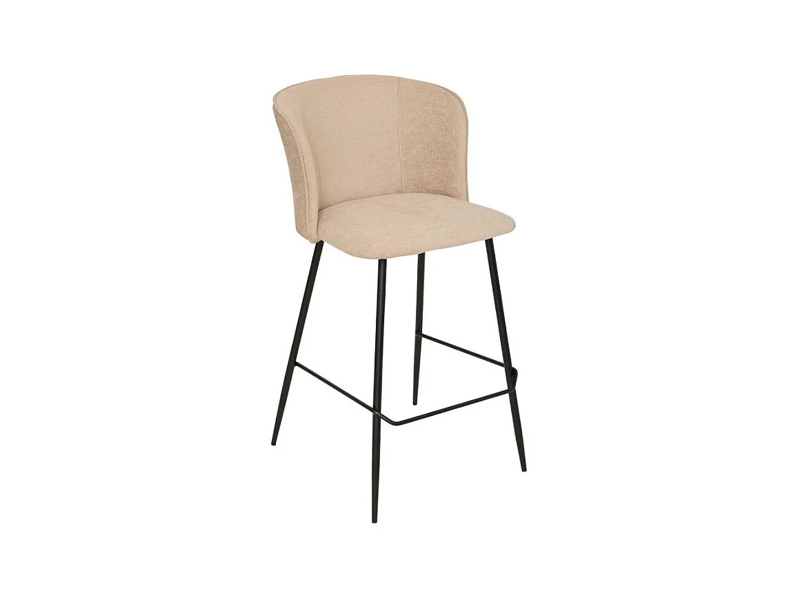 Lot de 2 Chaises de Bar "Jasny" 91cm Beige