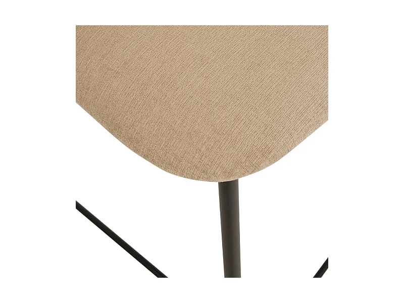 Lot de 2 Chaises de Bar "Jasny" 91cm Beige