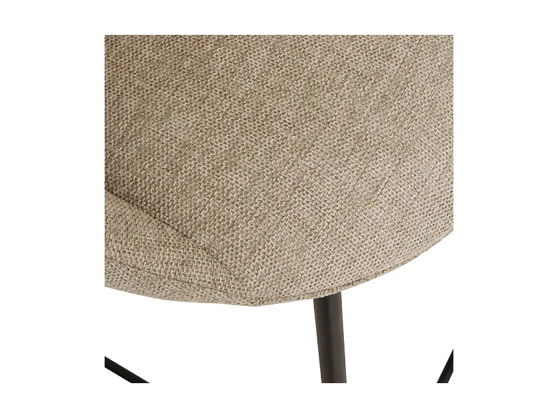 Lot de 2 Chaises de Bar "Amago" 101cm Beige