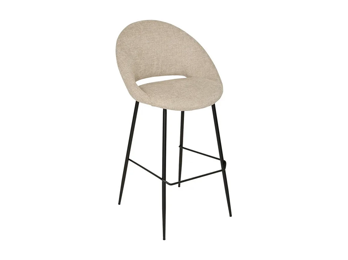 Lot de 2 Chaises de Bar "Amago" 101cm Beige