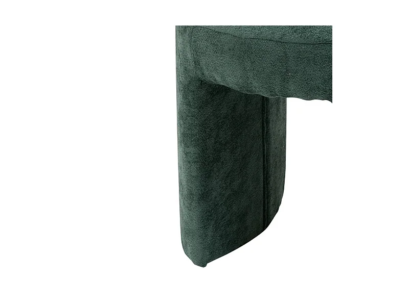 Pouf Design en Tissu "Jin" 38cm Vert Cèdre