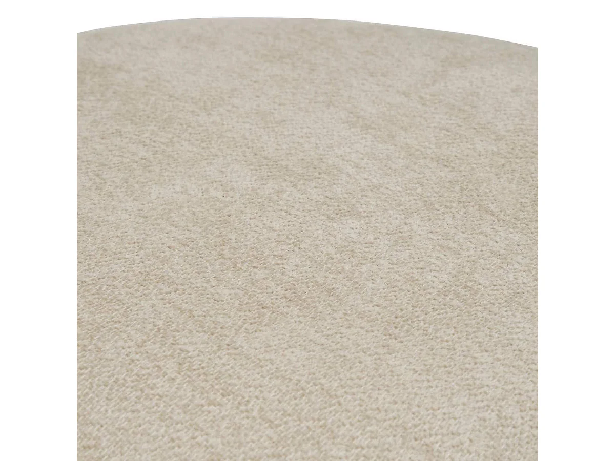 Pouf Design en Tissu "Jin" 38cm Beige