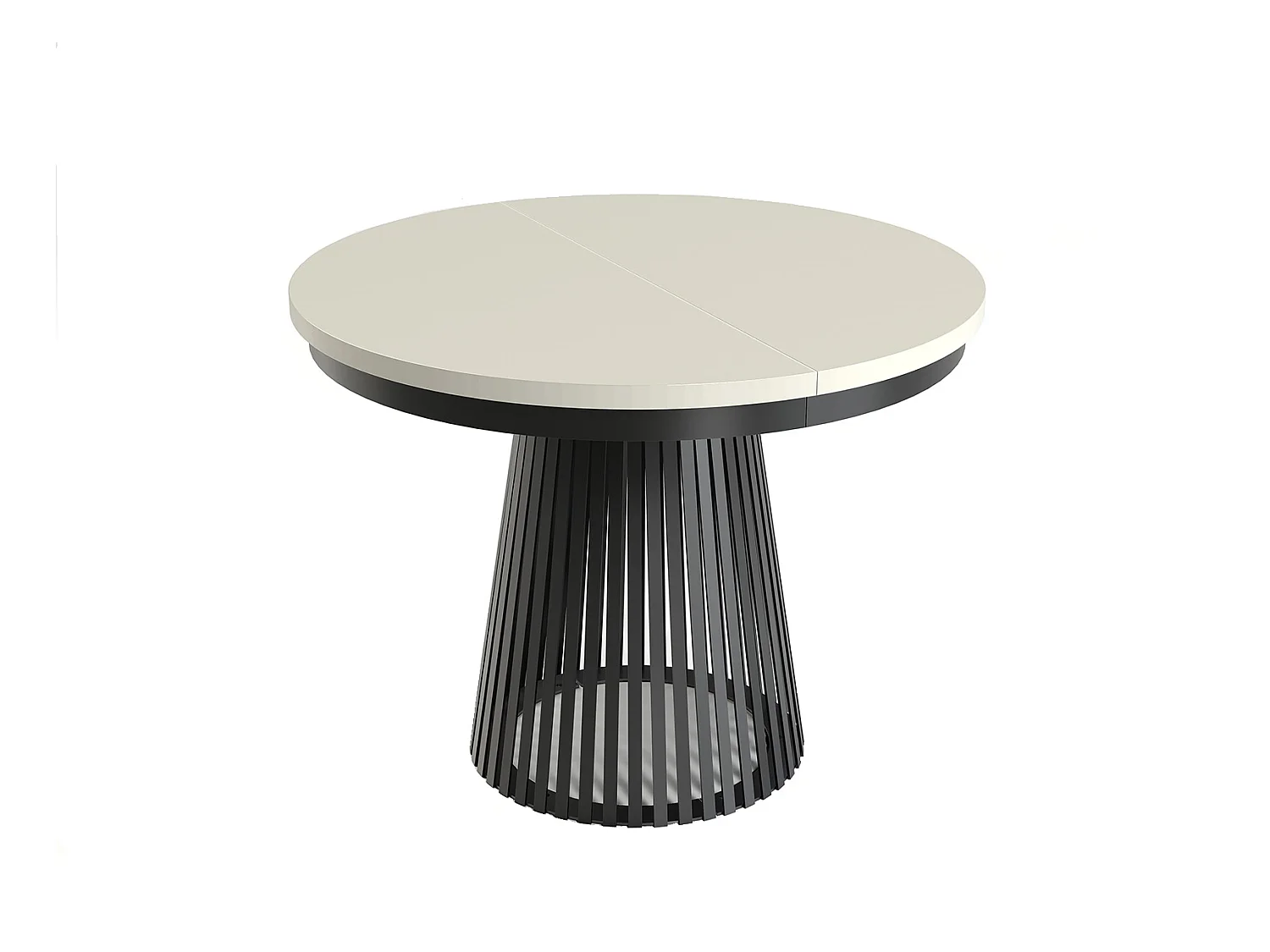 MINIO go for it, Ausziehbarer Tisch GORI in Kaschmir/Schwarz