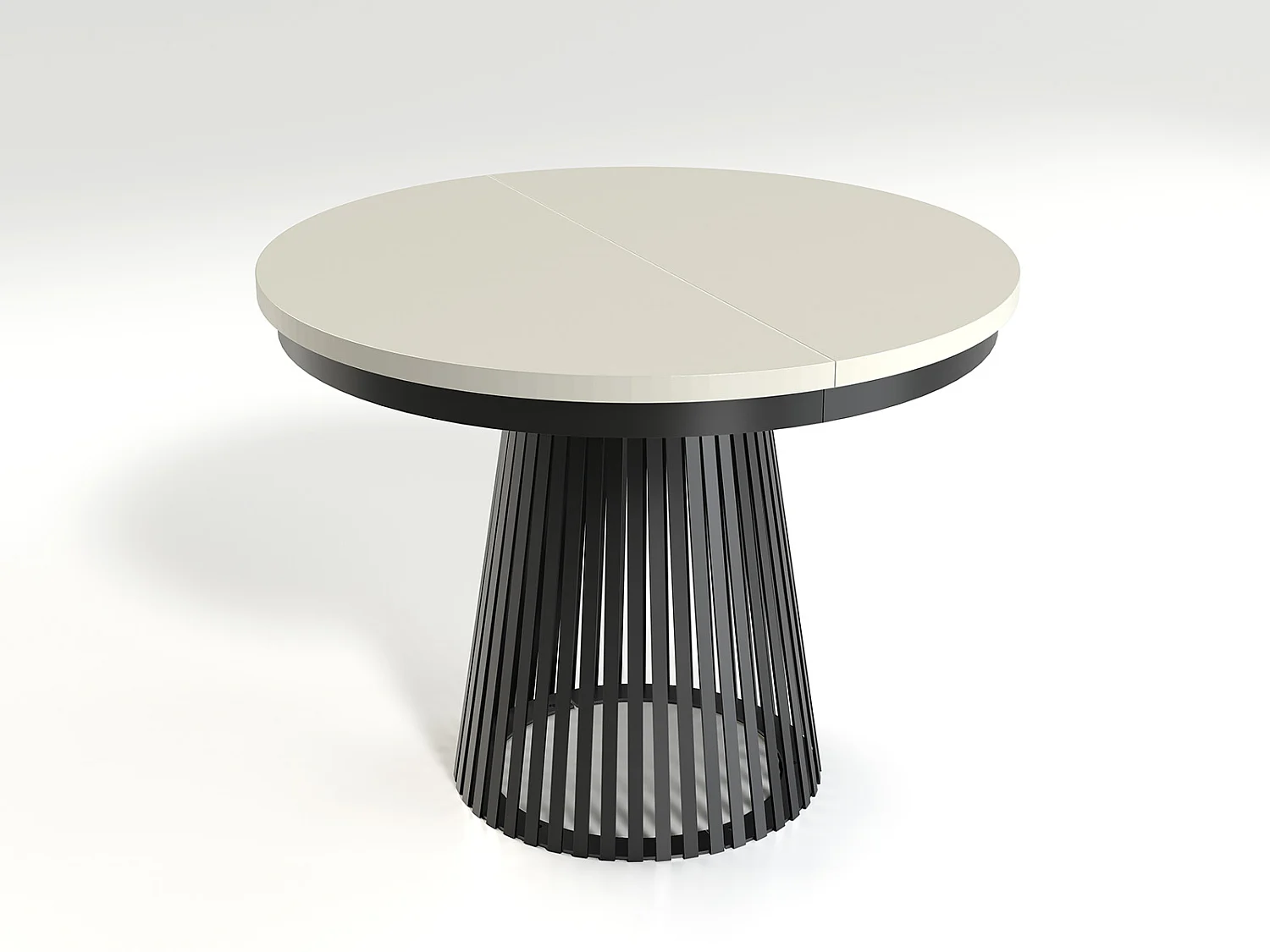 MINIO go for it, Table à rallonges GORI couleur cachemire/noir