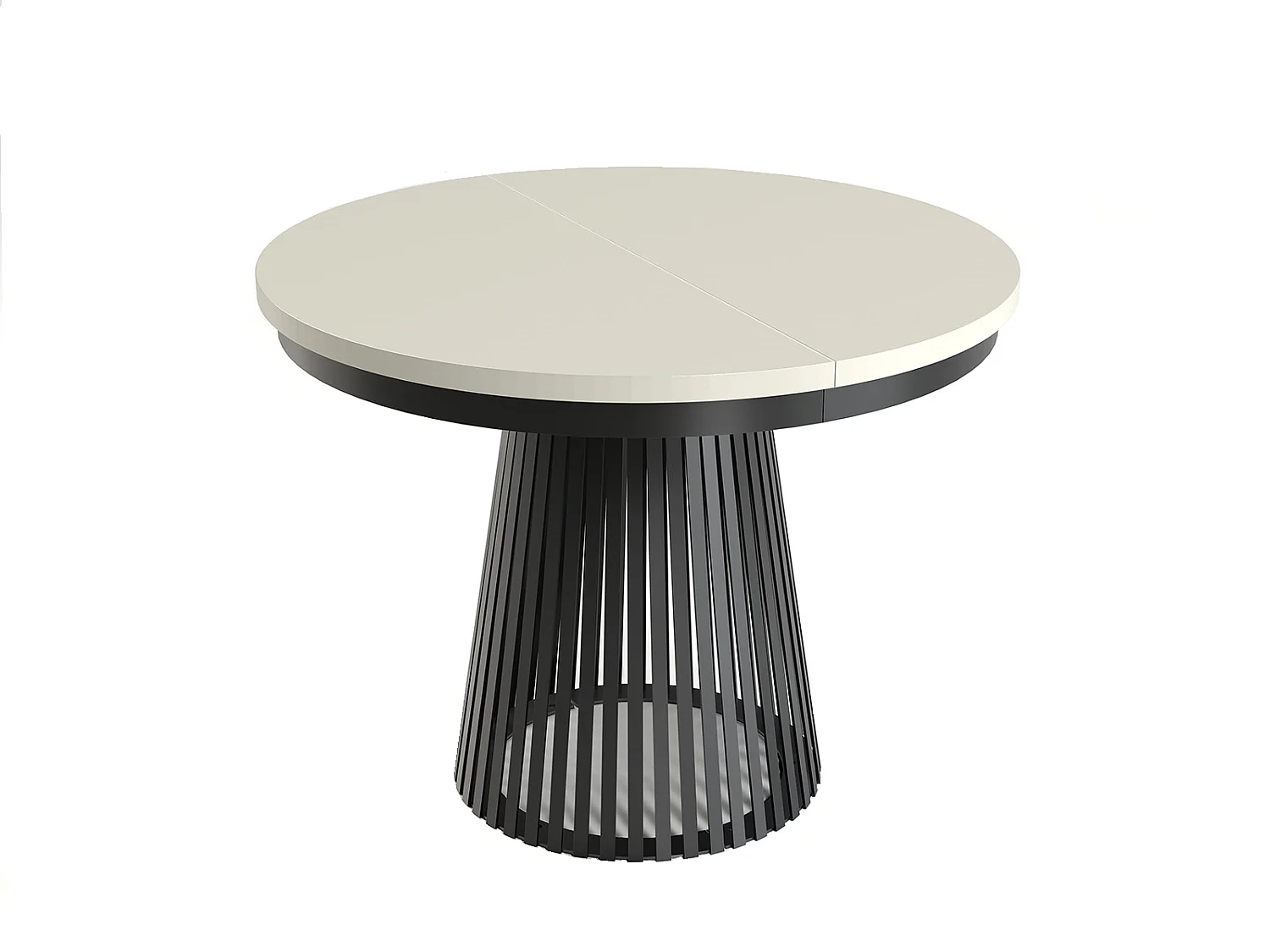 MINIO go for it, Table à rallonges GORI couleur cachemire/noir